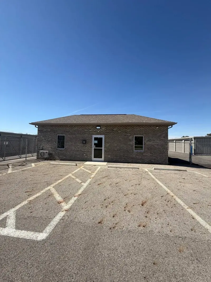 WEStore Ohio office and customer parking in Fairborn